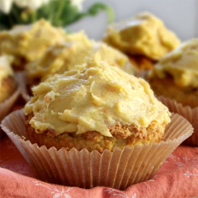 Clementine Cupcakes with Frosting