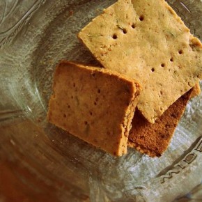 Grain-Free Garlic Rosemary Crackers from Food Renegade Grain-Free Garlic Rosemary Crackers from Food Renegade