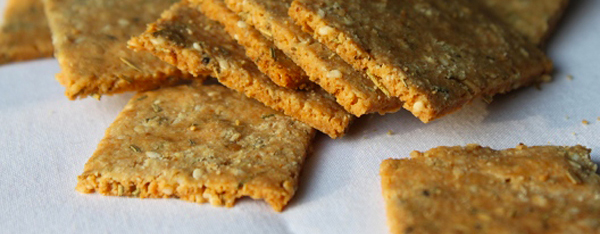 Rosemary & Parmesan Crackers