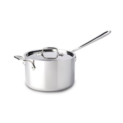 All Clad Stainless Steel Sauce Pan with Lid